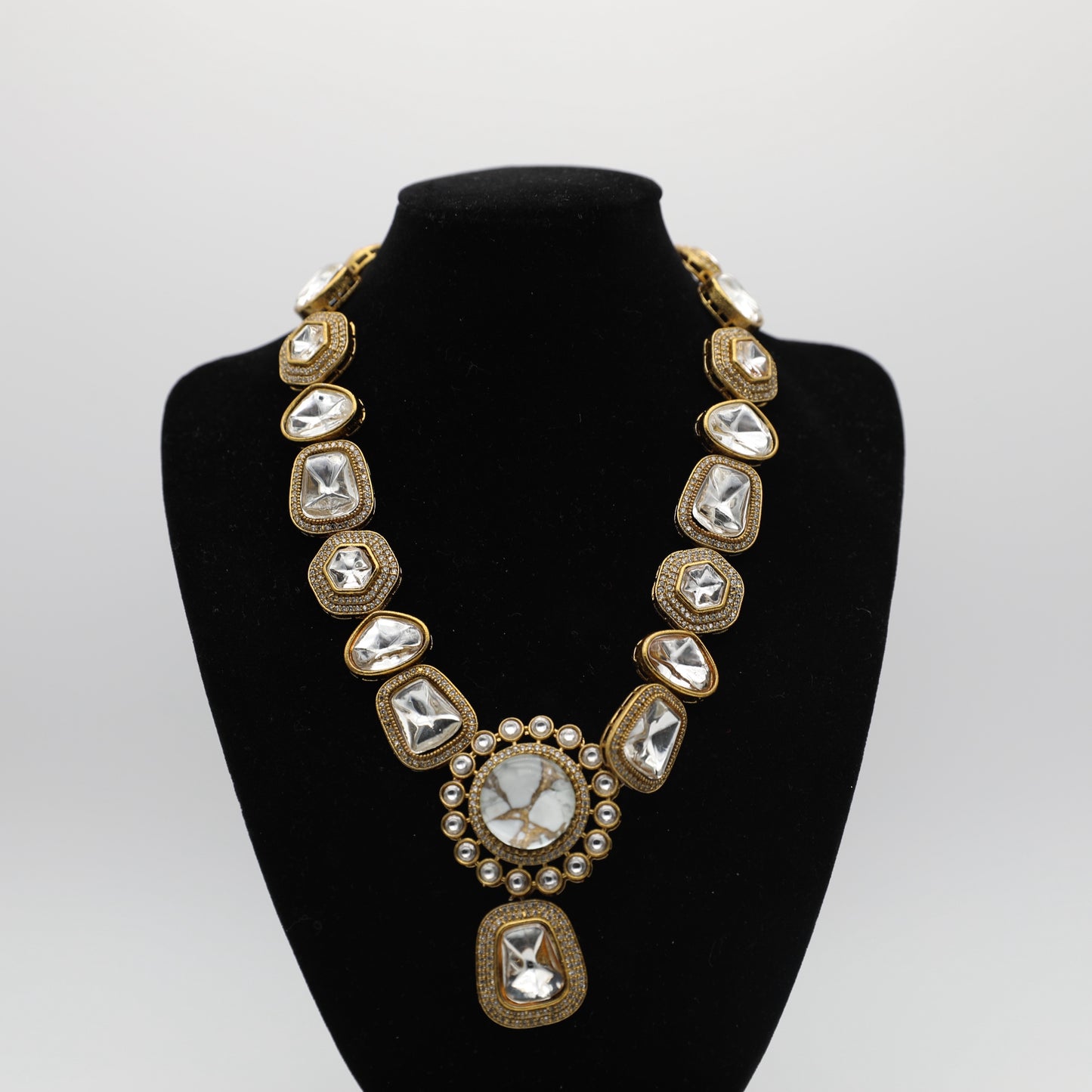 Moissanite Set β White Marble πβ¨