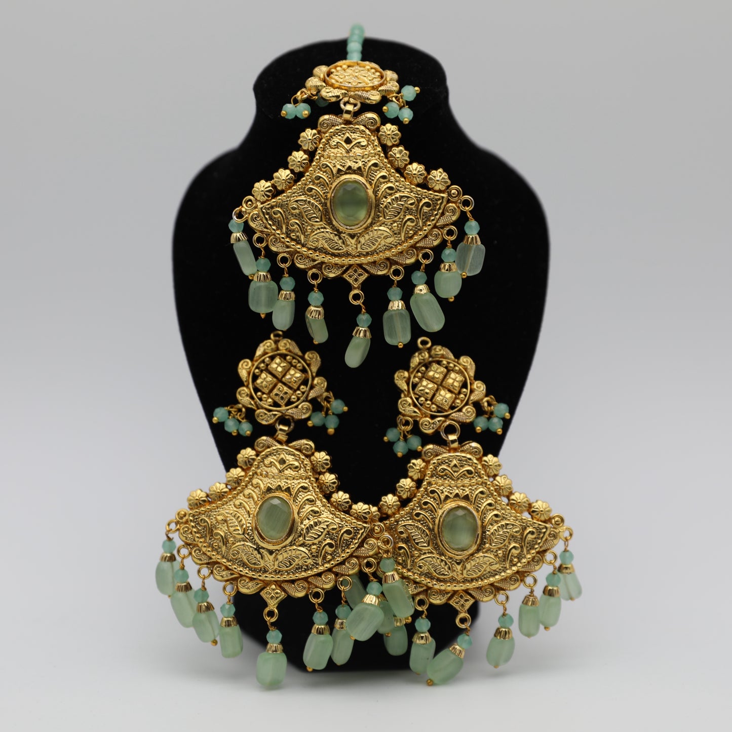 Gold-Plated Premium Set β Mint-Pink, Mint, Pink & Ruby πβ¨