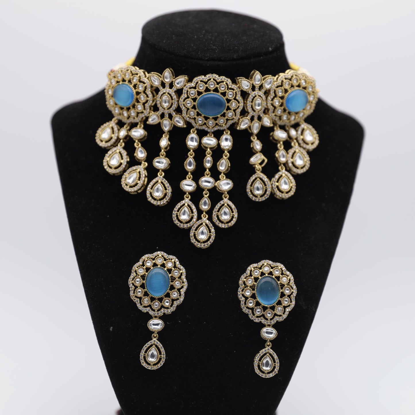 Moissanite Set β Very Premium Quality β Pink, Ruby, Black, Powder Blue, Light Blue, Clear/White & Turquoise πβ¨
