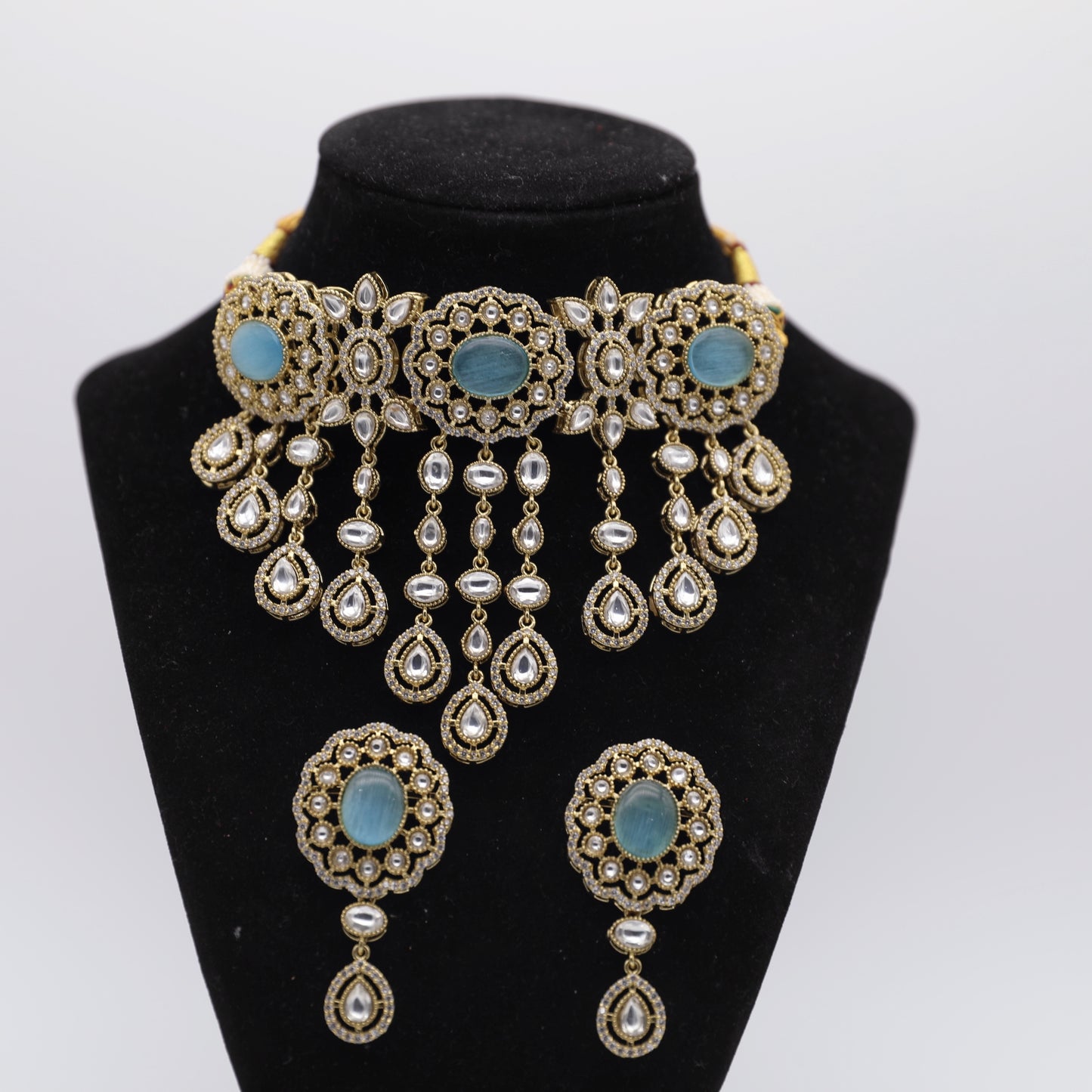 Moissanite Set β Very Premium Quality β Pink, Ruby, Black, Powder Blue, Light Blue, Clear/White & Turquoise πβ¨