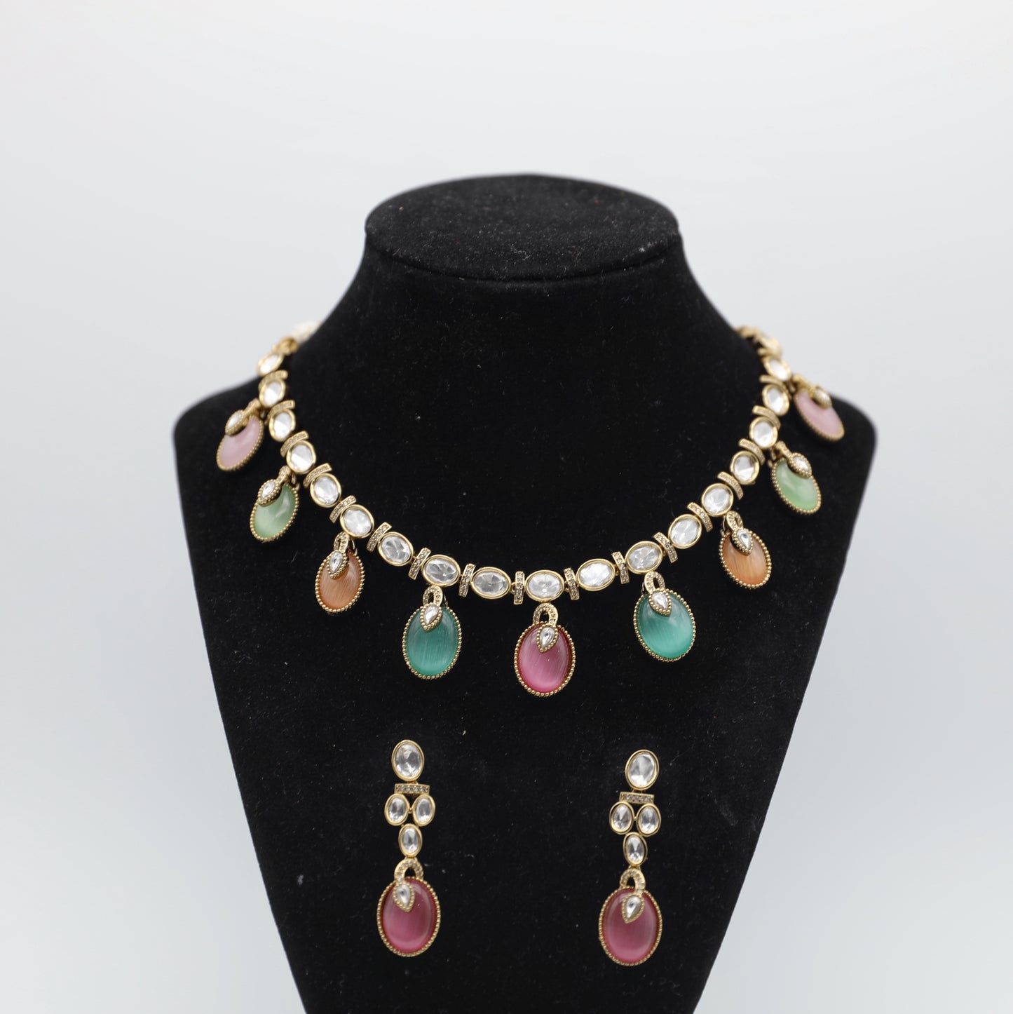Moissanite Set β Very Premium Quality β White, Lavender/Purple, Pink, Black, MultiV1, MultiV2 & Dark Green πβ¨