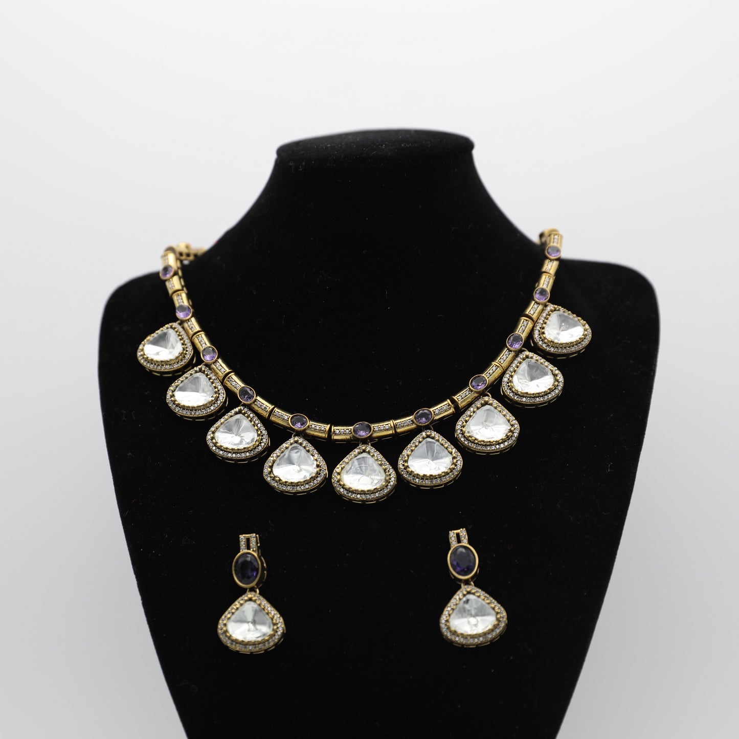 Moissanite Set – Sleek & Premium (💚 Mint, 💎 Ruby-Green, 💜 Purple, 🌈 Multi) 💎✨