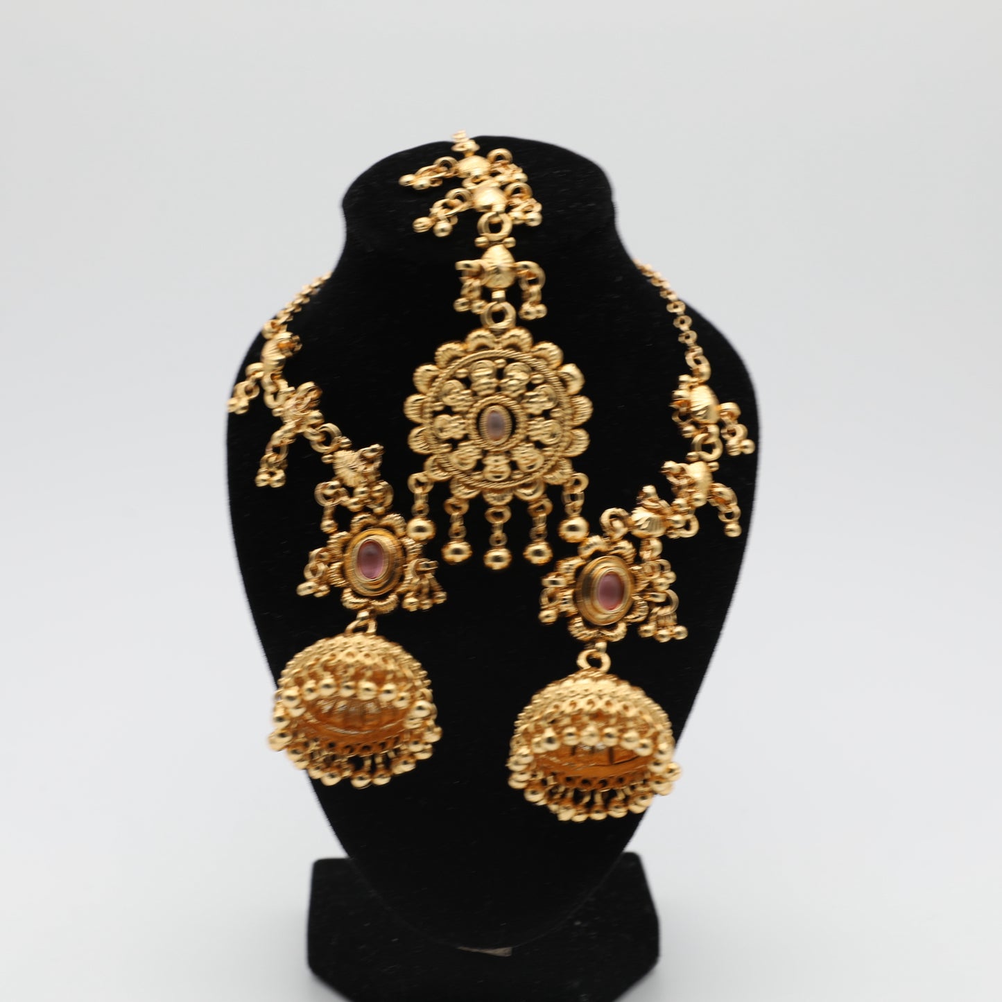Gold Plated Premium Set with Tikka – V1, V2, V3 & V4 👑✨