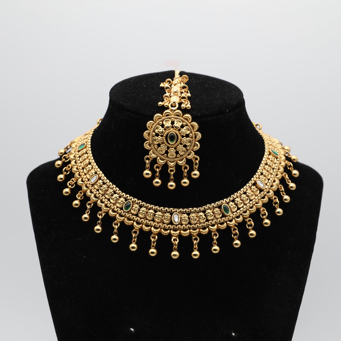 Gold Plated Premium Set with Tikka – V1, V2, V3 & V4 👑✨