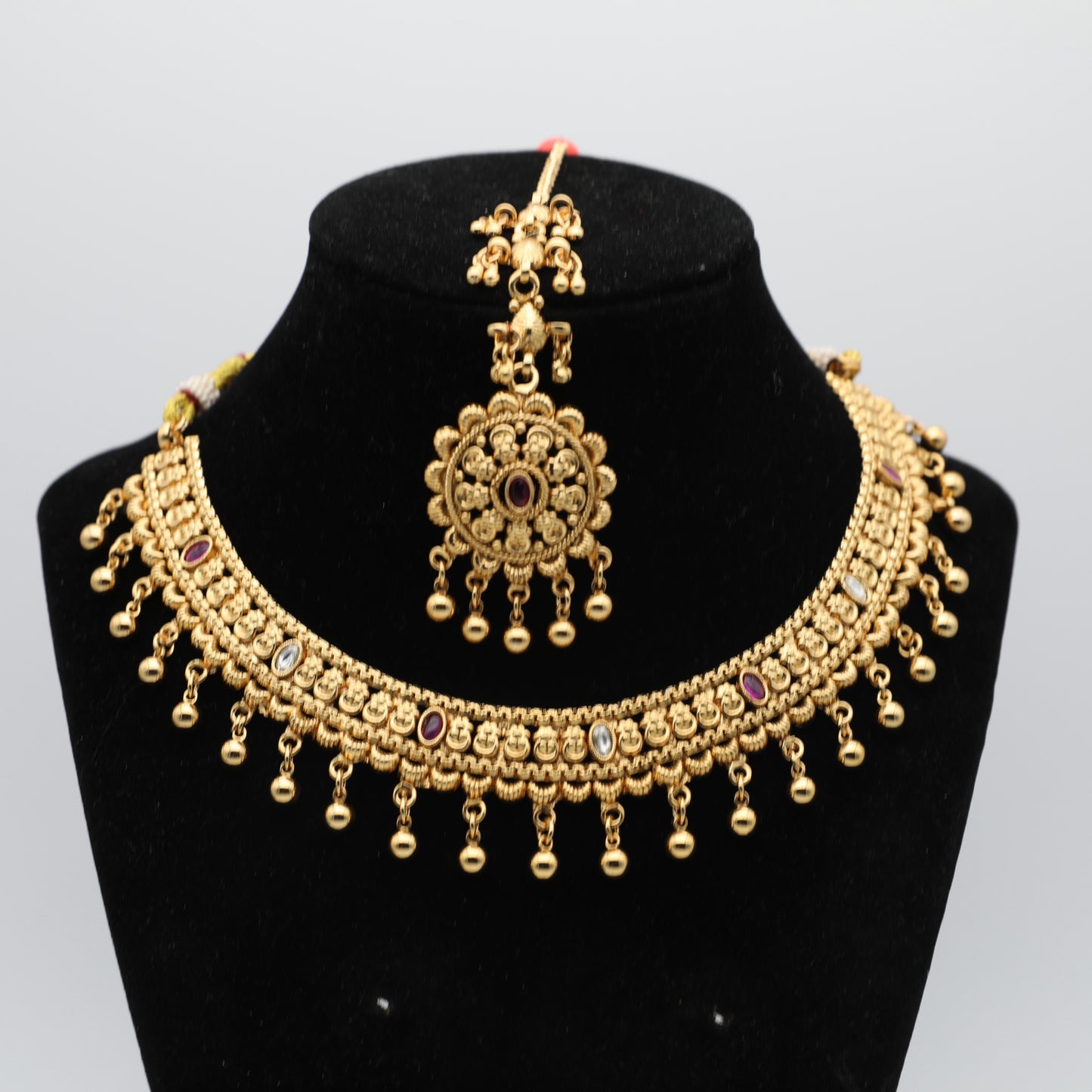 Gold Plated Premium Set with Tikka – V1, V2, V3 & V4 👑✨