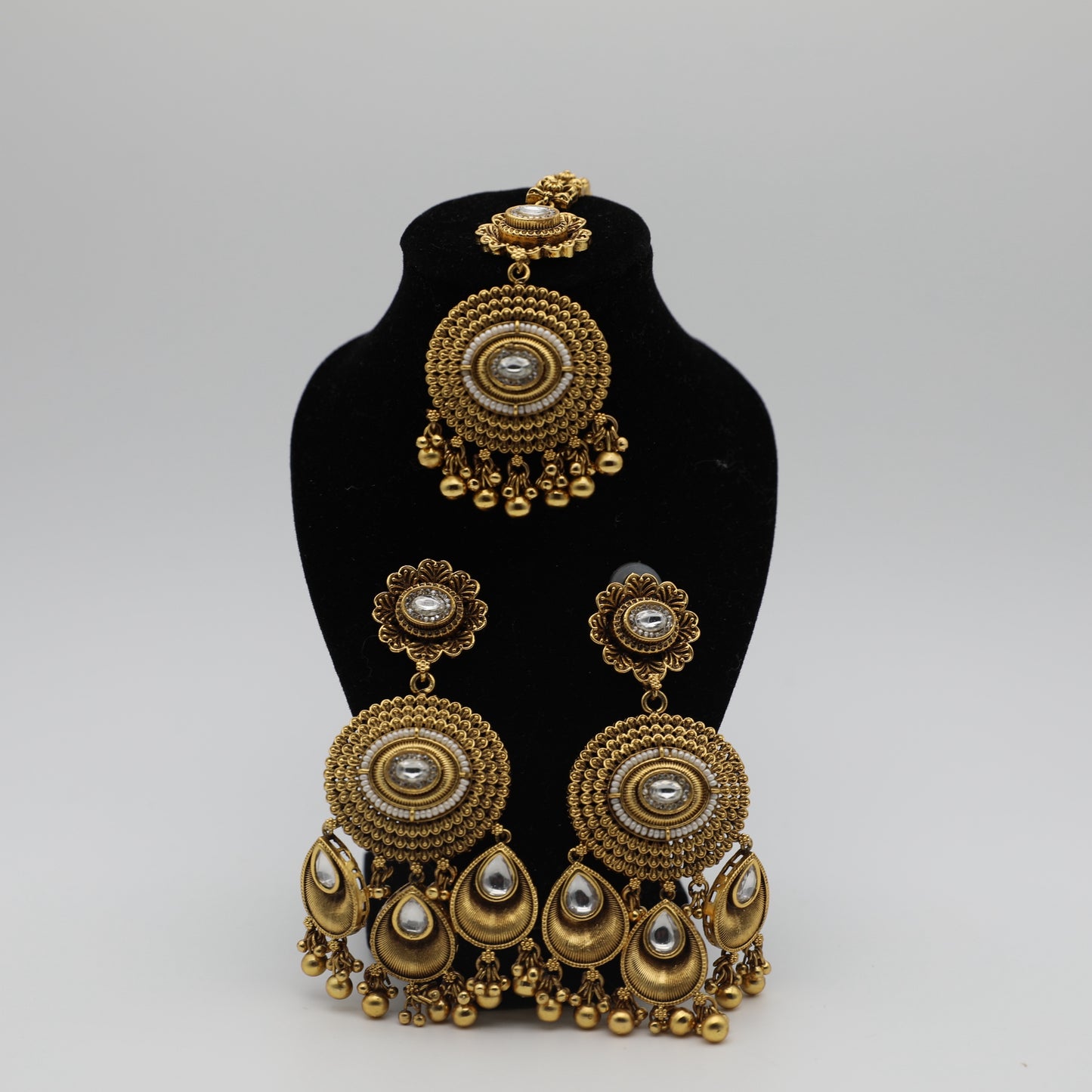 Gold Plated Bridal Set – Royal Design 👑✨